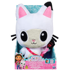 Gabby's Dollhouse , Peluche Talking Pandy Paws de 33 cm avec lumières, musique et 10 sons et répliques