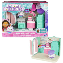 Gabby's Dollhouse Gabby et la Maison Magique - - Playset De Luxe La Cuisine De Petit Chou - 1 Figurine + Accessoires - Ajoute Cette Pièce A Ta Maison Gabby Et La Maison Magique - Jouet Enfant 3 Ans +
