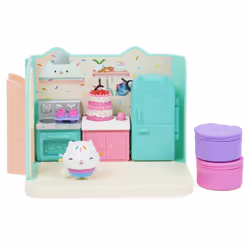 Gabby's Dollhouse Gabby et la Maison Magique - - Playset De Luxe La Cuisine De Petit Chou - 1 Figurine + Accessoires - Ajoute Cette Pièce A Ta Maison Gabby Et La Maison Magique - Jouet Enfant 3 Ans + - Vue supplémentaire 3