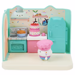 Gabby's Dollhouse Gabby et la Maison Magique - - Playset De Luxe La Cuisine De Petit Chou - 1 Figurine + Accessoires - Ajoute Cette Pièce A Ta Maison Gabby Et La Maison Magique - Jouet Enfant 3 Ans + - Vue supplémentaire 7