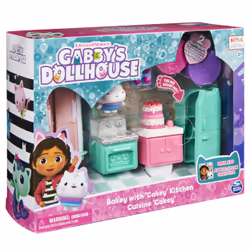 Gabby's Dollhouse Gabby et la Maison Magique - - Playset De Luxe La Cuisine De Petit Chou - 1 Figurine + Accessoires - Ajoute Cette Pièce A Ta Maison Gabby Et La Maison Magique - Jouet Enfant 3 Ans + - Vue supplémentaire 9