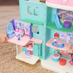 Gabby's Dollhouse Gabby et la Maison Magique - - Playset Deluxe La Salle De Bain Marine - 1 Figurine + Accessoires - Ajoute Cette Pièce A Ta Maison Gabby Et La Maison Magique - Jouet Enfant 3 Ans et +