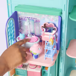 Gabby's Dollhouse Gabby et la Maison Magique - - Playset Deluxe La Salle De Bain Marine - 1 Figurine + Accessoires - Ajoute Cette Pièce A Ta Maison Gabby Et La Maison Magique - Jouet Enfant 3 Ans et + - Vue supplémentaire 4