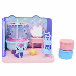 Gabby's Dollhouse Gabby et la Maison Magique - - Playset Deluxe La Salle De Bain Marine - 1 Figurine + Accessoires - Ajoute Cette Pièce A Ta Maison Gabby Et La Maison Magique - Jouet Enfant 3 Ans et + - Vue supplémentaire 7