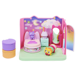 Gabby's Dollhouse - Gabby et la Maison Magique - Playset Deluxe La Chambre De Polochat - Pièce De Jeu Avec 1 Figurine & Accessoires - Dessin Animé Gabby Et La Maison Magique - Jouet Enfant 3 Ans et +