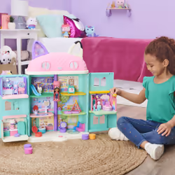 Gabby's Dollhouse - Gabby et la Maison Magique - Playset Deluxe La Chambre De Polochat - Pièce De Jeu Avec 1 Figurine & Accessoires - Dessin Animé Gabby Et La Maison Magique - Jouet Enfant 3 Ans et +
