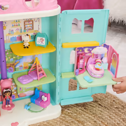 Gabby's Dollhouse - Gabby et la Maison Magique - Playset Deluxe La Chambre De Polochat - Pièce De Jeu Avec 1 Figurine & Accessoires - Dessin Animé Gabby Et La Maison Magique - Jouet Enfant 3 Ans et + - Vue supplémentaire 5