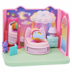 Gabby's Dollhouse - Gabby et la Maison Magique - Playset Deluxe La Chambre De Polochat - Pièce De Jeu Avec 1 Figurine & Accessoires - Dessin Animé Gabby Et La Maison Magique - Jouet Enfant 3 Ans et + - Vue supplémentaire 7