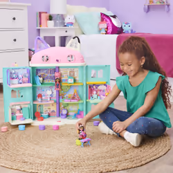 Gabby's Dollhouse Gabby et la Maison Magique - - PACK 2 FIGURINES ET ACCESSOIRES - Coffret Karaoké - Gabby, 1 Figurine Chat Et Accessoires - Dessin Animé Gabby Chat - Jouet Enfant 3 Ans et +