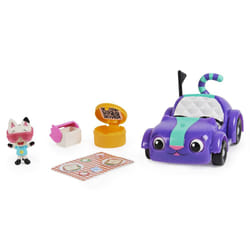 Gabby's Dollhouse Gabby et la Maison Magique - - Vehicule Chabriolette - Véhicule Avec 1 Figurine Et 2 Accessoires - Tiré Du Dessin Animé Gabby Et La Maison Magique - Jouet Enfant 3 Ans Et +