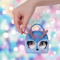 Purse Pets MICRO - MINI COMPAGNON FORMAT SAC A MAIN - Petit Animal A Accrocher A Son Ou A La Ceinture - Bouge Les Yeux