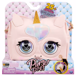 Purse Pets LICORNE - COMPAGNON INTERACTIF FORMAT SAC A MAIN - Animal Interactif Qui Cligne Des Yeux Avec Effets Sonores et Différents Modes De Jeu - 6062241 - Jouet Enfant 5 Ans et +