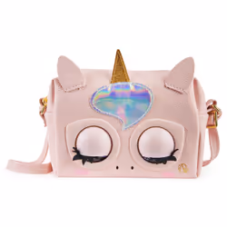 Purse Pets LICORNE - COMPAGNON INTERACTIF FORMAT SAC A MAIN - Animal Interactif Qui Cligne Des Yeux Avec Effets Sonores et Différents Modes De Jeu - 6062241 - Jouet Enfant 5 Ans et +