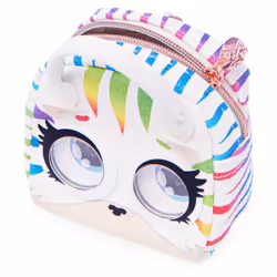 Purse Pets MICRO - TIGRE ARC-EN-CIEL - MINI COMPAGNON FORMAT SAC A MAIN - Petit Animal A Accrocher A Son Ou A La Ceinture - Bouge Les Yeux - 6062304 - Jouet Enfant 5 Ans et +