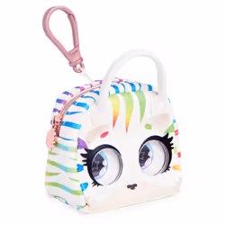 Purse Pets MICRO - TIGRE ARC-EN-CIEL - MINI COMPAGNON FORMAT SAC A MAIN - Petit Animal A Accrocher A Son Ou A La Ceinture - Bouge Les Yeux - 6062304 - Jouet Enfant 5 Ans et + - Vue supplémentaire 4