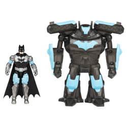 DC Comics Batman, Figurine articulée Batman de 10,2 cm avec armure technologique transformable
