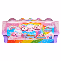 Hatchimals - PACK AVENTURE 10 FAMILLE SURPRISE LICORNES - Boîte Oeufs 10 Figurines à Collectionner - Transport facile - Thème ...