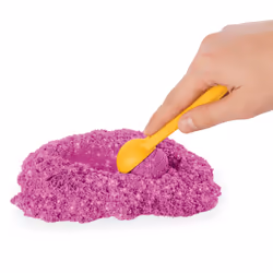 Kinetic Sand Shimmer, Coffret Château de sable scintillant avec 453 g de scintillant rose, 3 moules et 2 outils - Vue supplémentaire 5