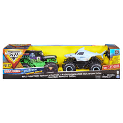 Monster Jam , Monster trucks Racing Rivals officiels radiocommandés Grave Digger vs. Megalodon, échelle 1:24