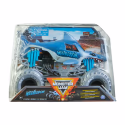 Monster Jam Megalodon, Monster truck, 3 an(s), Métal, Bleu, Gris