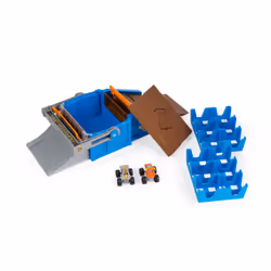 Monster Jam - PLAYSET MINI FREESTYLE FLIP ARENA - Playset Transformable Jeu Et Rangement Avec 2 Monster Trucks Officiels Format Mini - Show - Jouet Enfant 3 Ans et + - Vue supplémentaire 4