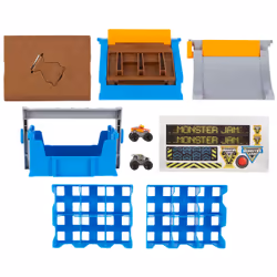 Monster Jam - PLAYSET MINI FREESTYLE FLIP ARENA - Playset Transformable Jeu Et Rangement Avec 2 Monster Trucks Officiels Format Mini - Show - Jouet Enfant 3 Ans et + - Vue supplémentaire 5