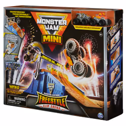 Monster Jam - PLAYSET MINI FREESTYLE FLIP ARENA - Playset Transformable Jeu Et Rangement Avec 2 Monster Trucks Officiels Format Mini - Show - Jouet Enfant 3 Ans et + - Vue supplémentaire 6