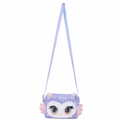 Purse Pets PRINT PERFECT - CHOUETTE - COMPAGNON INTERACTIF FORMAT SAC A MAIN - Chouette Animal Interactif Motif Ecossais Lila Qui Cligne Des Yeux - Sons et Modes De Jeu - Jouet Enfant 5 Ans et + - Vue supplémentaire 6