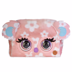 Purse Pets PRINT PERFECT - KOALA - COMPAGNON INTERACTIF FORMAT SAC A MAIN - Koala Animal Interactif Motif Floral Rose Qui Cligne Des Yeux - Sons et Modes De Jeu - Jouet Enfant 5 Ans et +