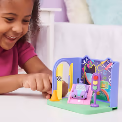 Gabby's Dollhouse Gabby et la Maison Magique - - Playset Deluxe La Salle De Jeu Chabriolette - Figurine Accessoires - Pièce Pour Maison de Poupée - Gabby Et La Maison Magique - Jouet Enfant 3 Ans et +