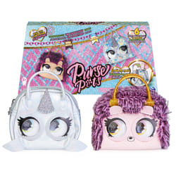 Purse Pets MICRO - PACK DE 2 MICRO - MINI COMPAGNON FORMAT SAC A MAIN - 2 Petits Animaux A Accrocher A Son Ou A La Ceinture - Bougent Les Yeux - 6064161 - Jouet Enfant 5 Ans et +