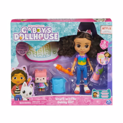 Gabby's Dollhouse , Poupées Gabby artiste et accessoires de luxe dont une tablette avec surface réactive à l'eau et pinceau à ...