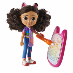 Gabby's Dollhouse , Poupées Gabby artiste et accessoires de luxe dont une tablette avec surface réactive à l'eau et pinceau à eau, jouets pour filles et garçons à partir de 3 ans - Vue supplémentaire 4