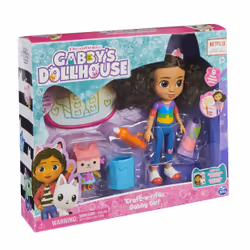 Gabby's Dollhouse , Poupées Gabby artiste et accessoires de luxe dont une tablette avec surface réactive à l'eau et pinceau à eau, jouets pour filles et garçons à partir de 3 ans - Vue supplémentaire 9