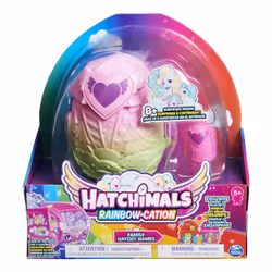Hatchimals - PLAYSET MAISON 4 FAMILLE SURPRISE SAISON 2 - Coffret Inédit Figurines À Collectionner - Thème Famille - Jouet enfant 5 Ans et + - Modèle Aléatoire