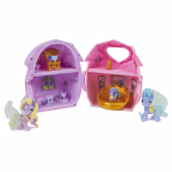 Hatchimals - PLAYSET MAISON 4 FAMILLE SURPRISE SAISON 2 - Coffret Inédit Figurines À Collectionner - Thème Famille - Jouet enfant 5 Ans et + - Modèle Aléatoire