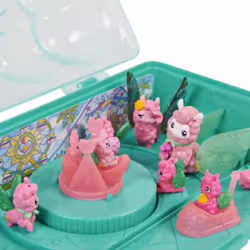 Hatchimals - PACK AVENTURE 10 FAMILLE SURPRISE LAMAS - Boîte Oeufs 10 Figurines à Collectionner - Transport facile - Thème Famille Lamas Fleuristes - Jouet enfant 5 Ans et + - Vue supplémentaire 4