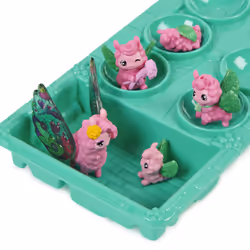 Hatchimals - PACK AVENTURE 10 FAMILLE SURPRISE LAMAS - Boîte Oeufs 10 Figurines à Collectionner - Transport facile - Thème Famille Lamas Fleuristes - Jouet enfant 5 Ans et + - Vue supplémentaire 7