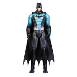 DC Comics Batman, Figurine articulée Bat-Tech Batman de 30 cm (costume noir/bleu), Jouets pour garçons et filles à partir de 3 ans