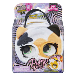 Purse Pets MICRO - CHATON - MINI COMPAGNON FORMAT SAC A MAIN - Petit Animal A Accrocher A Son Ou A La Ceinture - Bouge Les Yeux - 6064526 - Jouet Enfant 5 Ans et +