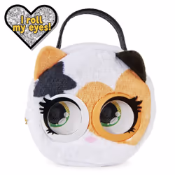 Purse Pets MICRO - CHATON - MINI COMPAGNON FORMAT SAC A MAIN - Petit Animal A Accrocher A Son Ou A La Ceinture - Bouge Les Yeux - 6064526 - Jouet Enfant 5 Ans et +