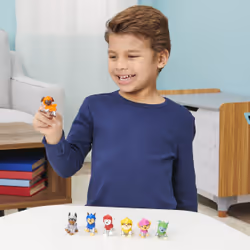 PAW Patrol Rescue Knights Mini-figurine surprise à collectionner de 5,1 cm avec une boîte tour de château (plusieurs modèles disponibles)