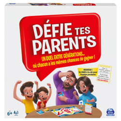 Games DÉFIE TES PARENTS - Nouvelle Edition du Jeu de Société où Parents et Enfants s’affrontent - Un Jeu de Plateau Convivial pour toute la Famille avec Questions et Défis Amusants - Jeu Enfant 6 Ans et +