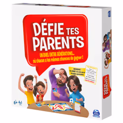Games DÉFIE TES PARENTS - Nouvelle Edition du Jeu de Société où Parents et Enfants s'affrontent - Un Jeu de Plateau Convivial pour toute la Famille avec Questions et Défis Amusants - Jeu Enfant 6 Ans et + - Vue supplémentaire 6
