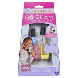 Cool Maker GO GLAM Refill Pack avec 2 cartouches de motifs et du vernis à ongles à utiliser avec la machine à ongles du U-nique Nail Salon, kit de manucure