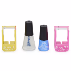 Cool Maker GO GLAM Refill Pack avec 2 cartouches de motifs et du vernis à ongles à utiliser avec la machine à ongles du U-nique Nail Salon, kit de manucure