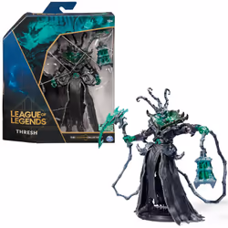 League of Legends FIGURINE PREMIUM 18 CM THRESH - Figurine Articulée Thresh 18 cm A Collectionner - Avec Détails Qualité Et 2 Accessoires - Collection Champion - 6062260 - Jouet Enfant 12 ans et +