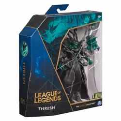 League of Legends FIGURINE PREMIUM 18 CM THRESH - Figurine Articulée Thresh 18 cm A Collectionner - Avec Détails Qualité Et 2 Accessoires - Collection Champion - 6062260 - Jouet Enfant 12 ans et + - Vue supplémentaire 9