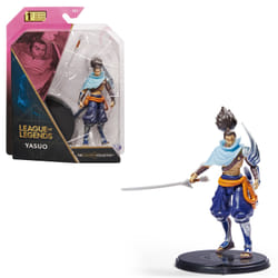 League of Legends FIGURINE 10 CM YASUO - Figurine Articulée Yasuo 10 cm A Collectionner - Avec Détails Qualité Et 1 Accessoire - Collection Champion - 6062259 - Jouet Enfant 12 ans et +