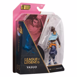 League of Legends FIGURINE 10 CM YASUO - Figurine Articulée Yasuo 10 cm A Collectionner - Avec Détails Qualité Et 1 Accessoire - Collection Champion - 6062259 - Jouet Enfant 12 ans et + - Vue supplémentaire 7